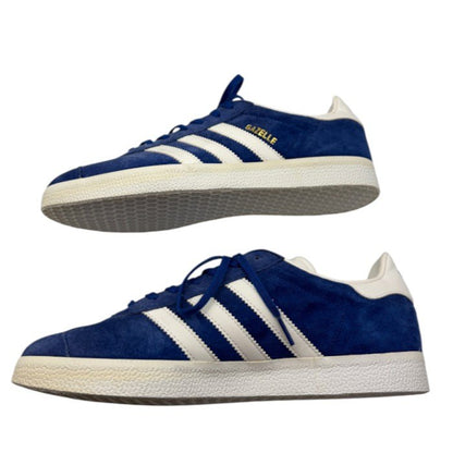 adidas アディダス ガゼル GAZELLE S76227 スニーカー 27.5cm 靴 シューズ メンズ ブルー 中古 W４