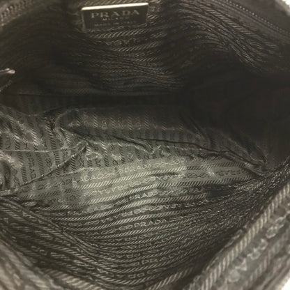 PRADA プラダ ショルダーバッグ ユニセックス ナイロン 斜め掛け 軽量 通勤 通学 ブラック 1BD671 中古 T1