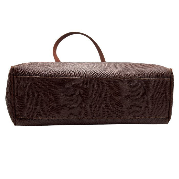 Salvatore Ferragamo サルヴァトーレ フェラガモ レザー トートバッグ 本革 ブランド レディース 鞄 ブラウン A4 通勤 お出かけ 中古 W４