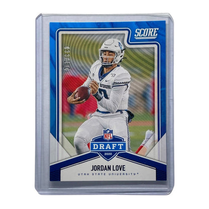 PANINI NFLカード SCORE JORDAN LOVE UTAH STATE UNIVERSITY 033/100 #NFL-6 中古 IT2