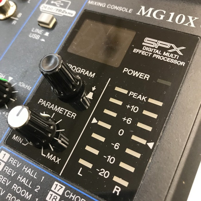 YAMAHA ヤマハ 10チャンネルミキシングコンソール ブラック レコーディング 音楽制作 USB接続 MG10XU 中古 T1