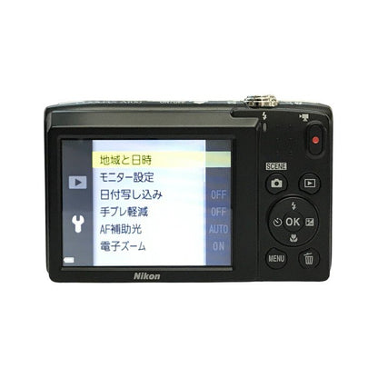 Nikon ニコン COOLPIX デジタルカメラ シルバー 光学5倍ズーム コンパクト 薄型 A100SL 中古 T1