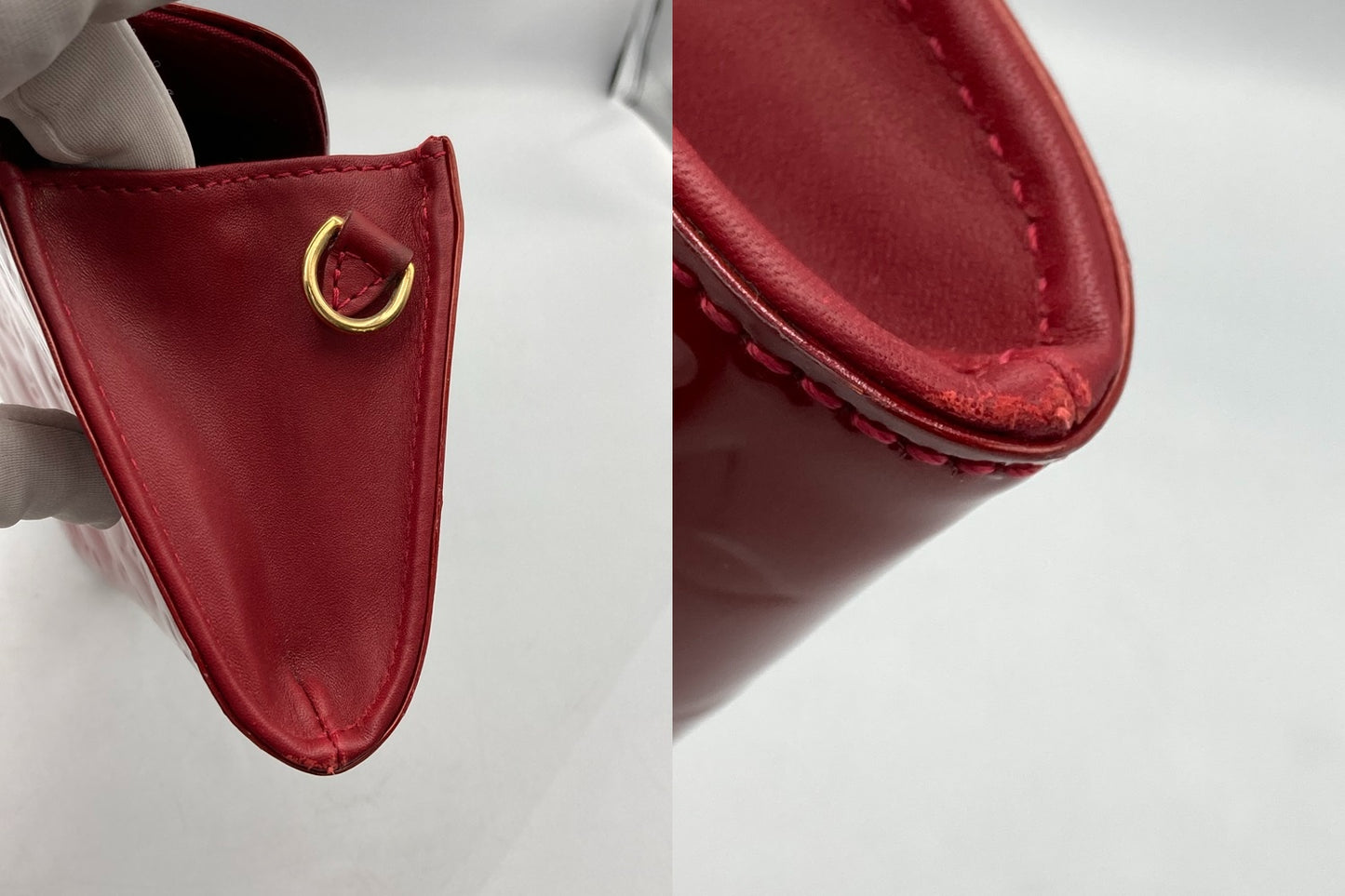 LOUIS VUITTON ルイヴィトン モノグラムヴェルニ サンセット・ブルーバード M93543 訳アリ 中古 D4