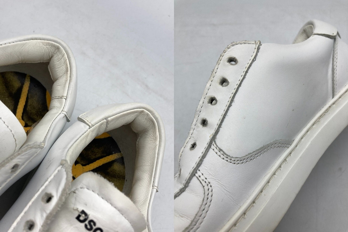 DSQUARED2 ディースクエアード MERT & MARCUS レザー スニーカー サイズ36 レディース 中古 D4