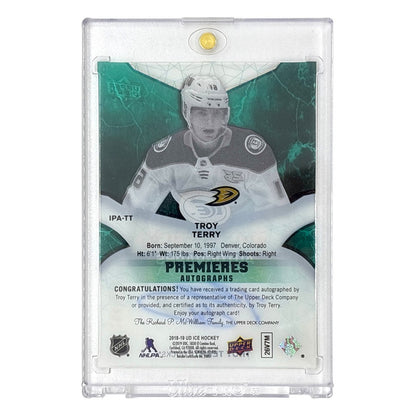 UPPER DECK NHLカード ICE TROY TERRY DUCKS 109/299 #IPA-TT 中古 IT1