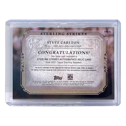 TOPPS MLBカード STERLING STEVE CARLTON PHILADELPHIA PHILLIES /25 #STAR-SC 中古 IT1