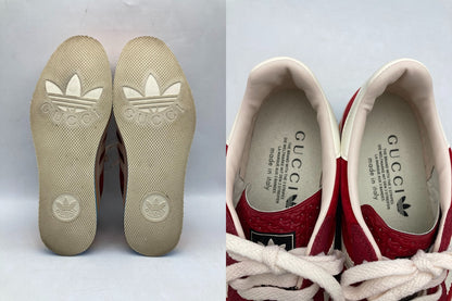 GUCCI×adidas グッチ×アディダス GAZELLE ガゼル 厚底 スニーカー 707871 サイズ23.5cm レディース 中古 D4