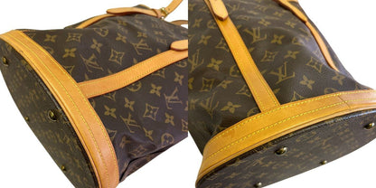 LOUIS VUITTON ルイヴィトン モノグラム バケットGM M42236 鞄 トートバッグ レディース ブランド おしゃれ 中古 W1