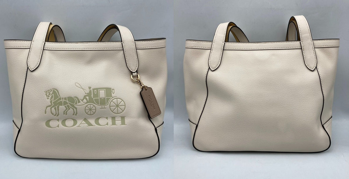 COACH コーチ ホース＆キャリッジ レザー トートバッグ C4062 中古 D4