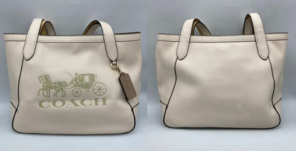 COACH コーチ ホース＆キャリッジ レザー トートバッグ C4062 中古 D4