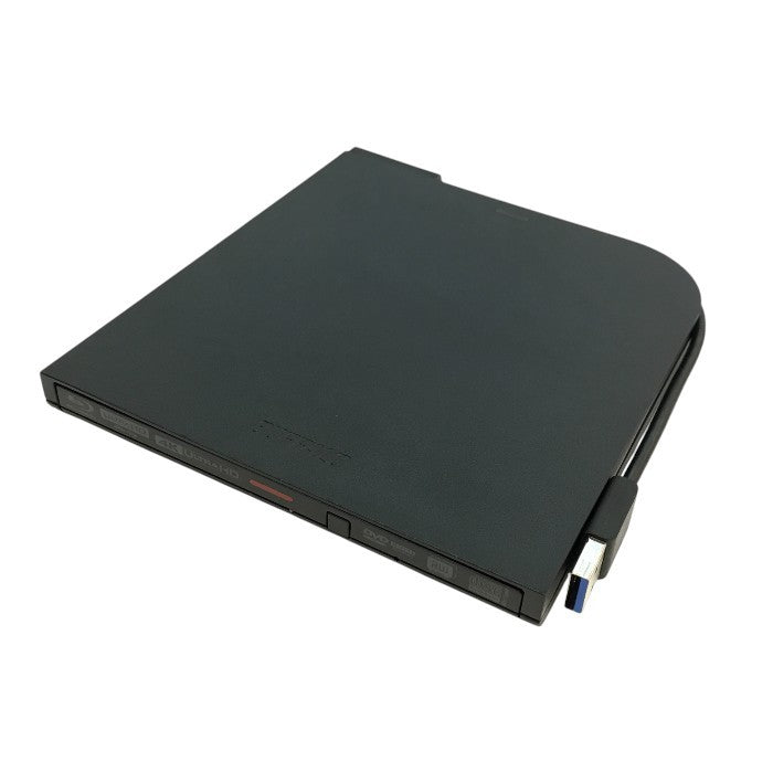 BUFFALO ポータブルブルーレイドライブ ブラック UHD BD対応 4K 外付け 薄型 軽量 BRUHD-PU3-BK 中古 T1