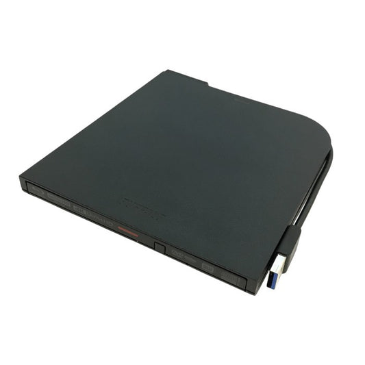 BUFFALO ポータブルブルーレイドライブ ブラック UHD BD対応 4K 外付け 薄型 軽量 BRUHD-PU3-BK 中古 T1