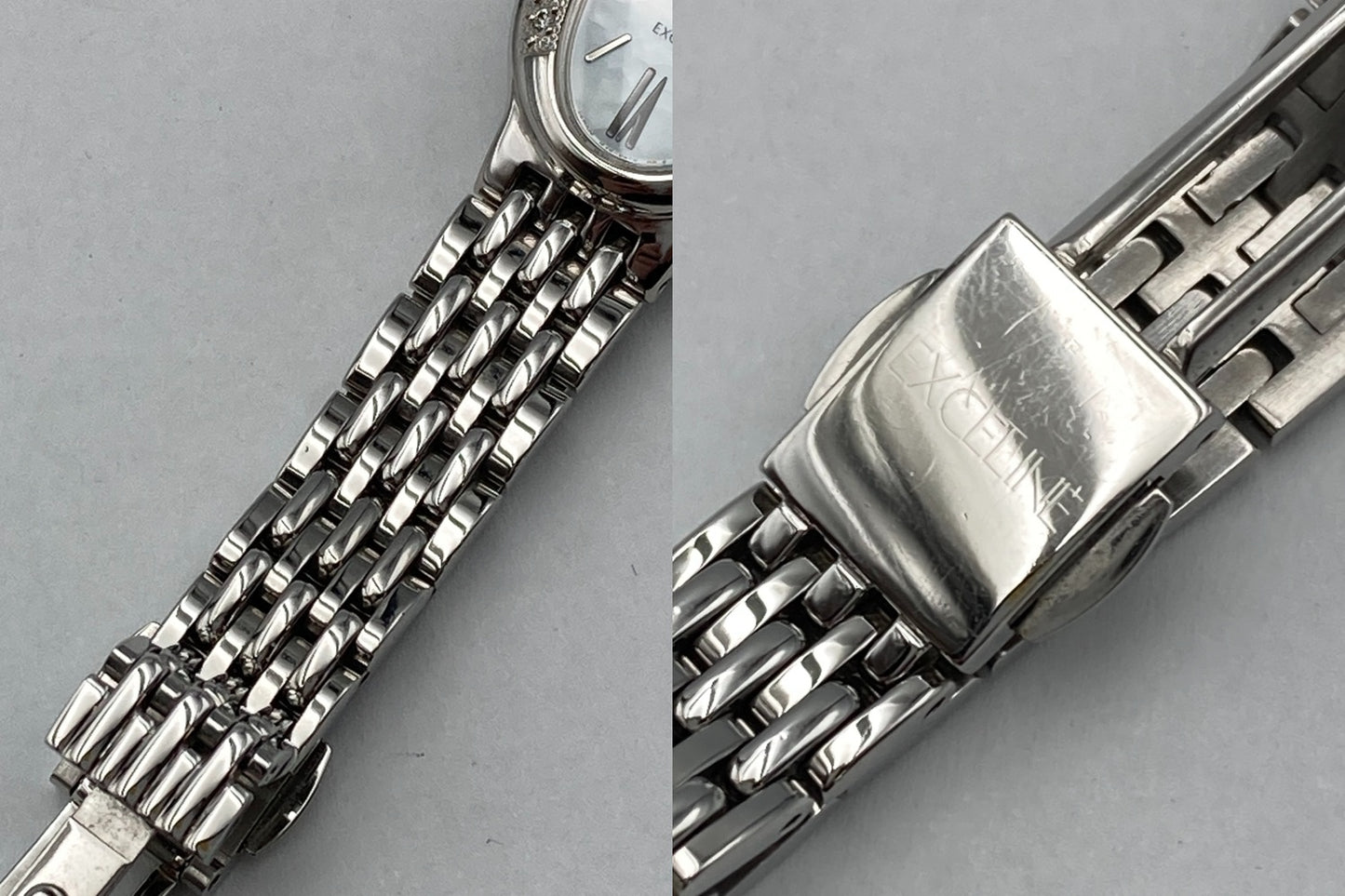 SEIKO セイコー エクセリーヌ ダイヤベゼル 腕時計 アナログ クォーツ 1F20-0BG0 レディース 中古 D4