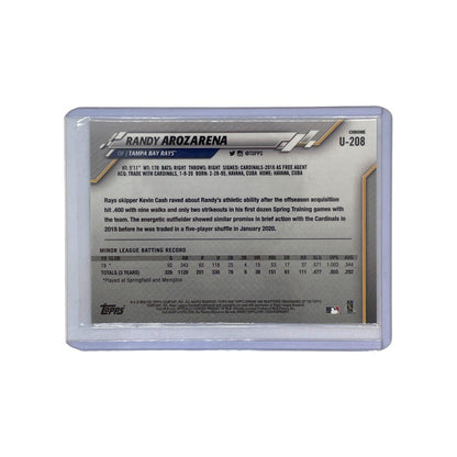 TOPPS CHROME MLBカード UPDATE SAPPHIRE EDITION RANDY AROZARENA #U-208 中古 IT1