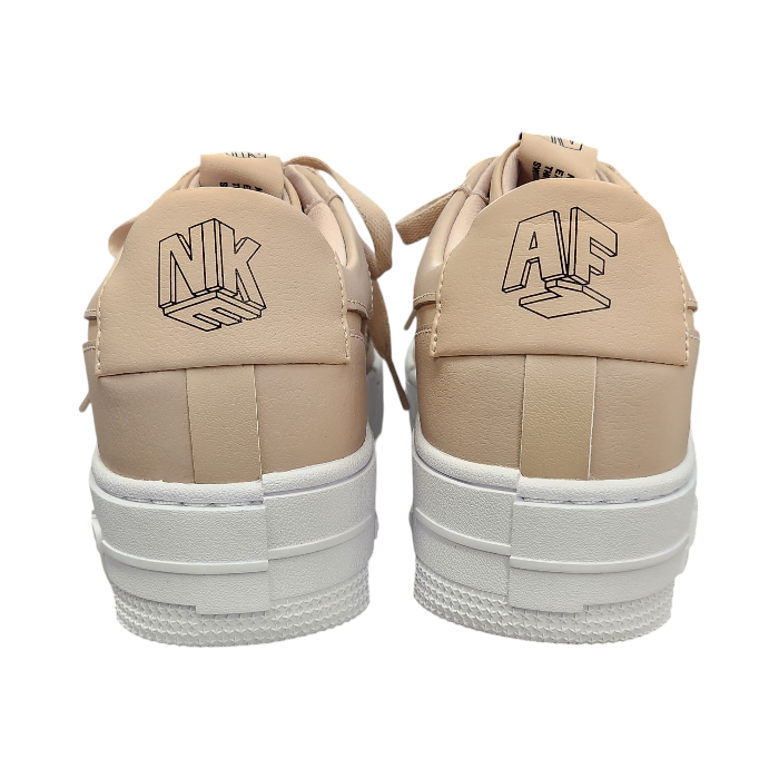 NIKE ナイキ AIR FORCE 1 エアフォースワン ピクセル スニーカー レディース ストリート 定番 ローカット パーティクルベージュ 25.5cm CK6649-200 中古 T1