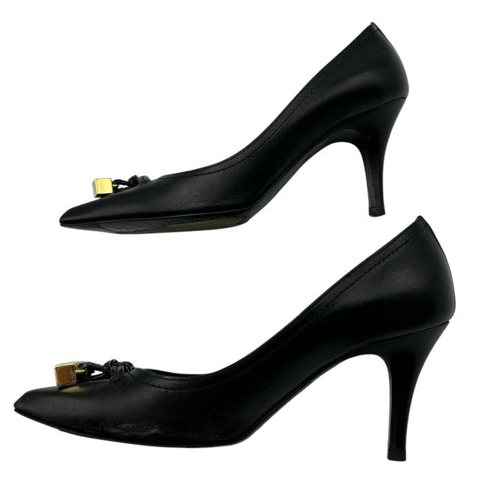 LOUIS VUITTON ルイヴィトン パンプス 35 (約22.5cm) ブランド 靴 シューズ ヒール レザー 中古 W４