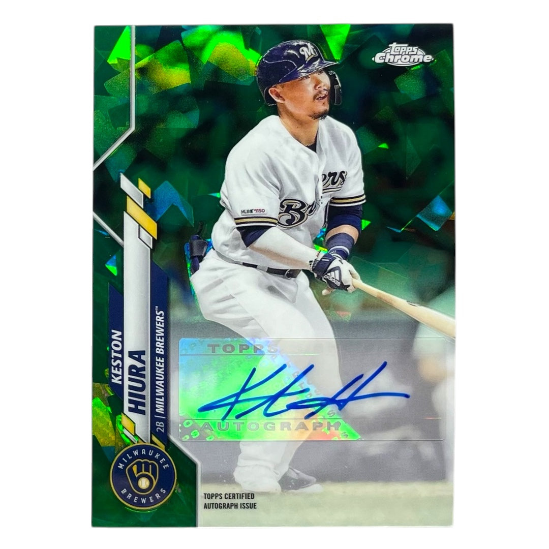 TOPPS MLBカード CHROME KESTON HIURA MILWAUKEE BREWERS /50 #A-KHI 中古 IT2