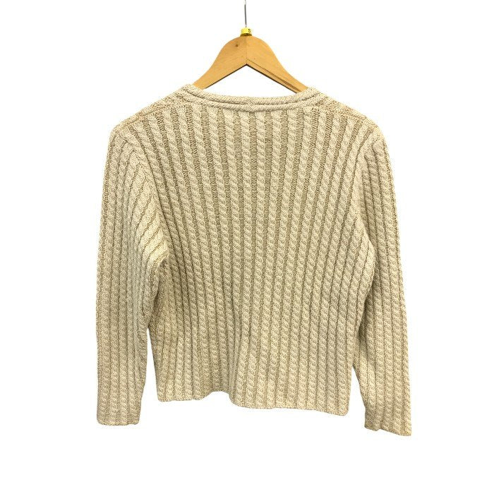 INIS MEAIN イニシュマン カーディガン レディース 冬 ウール ベージュ Mサイズ 中古 M1