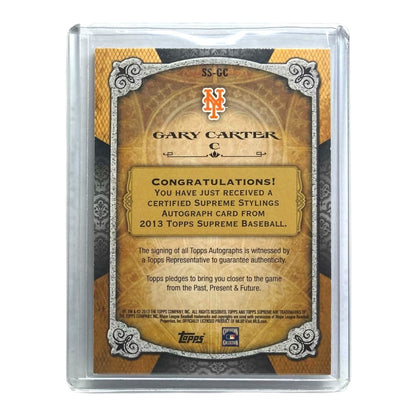 TOPPS MLBカード SUPREME GARY CARTER METS /15 #SS-GC 中古 IT2