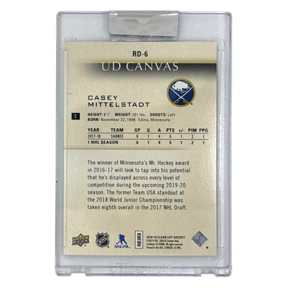 未開封品 UPPER DECK NHLカード CLEAR CUT CASEY MITTELSTADT SABRES #RD-6 中古 IT1