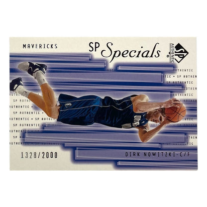 UPPER DECK NBAカード SP AUTHENTIC DIRK NOWITZKI DALLAS MAVERICKS /2000 #150 中古 IT2