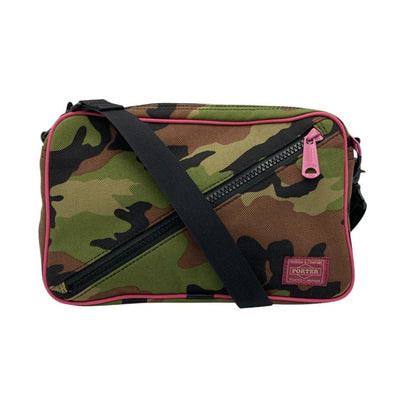 PORTER GIRL ポーターガール 迷彩 ショルダーバッグ 中古 D4
