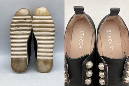 STACCATO スタッカート メイジーパールプラットフォーム サイズ22.5cm レディース 中古 D4