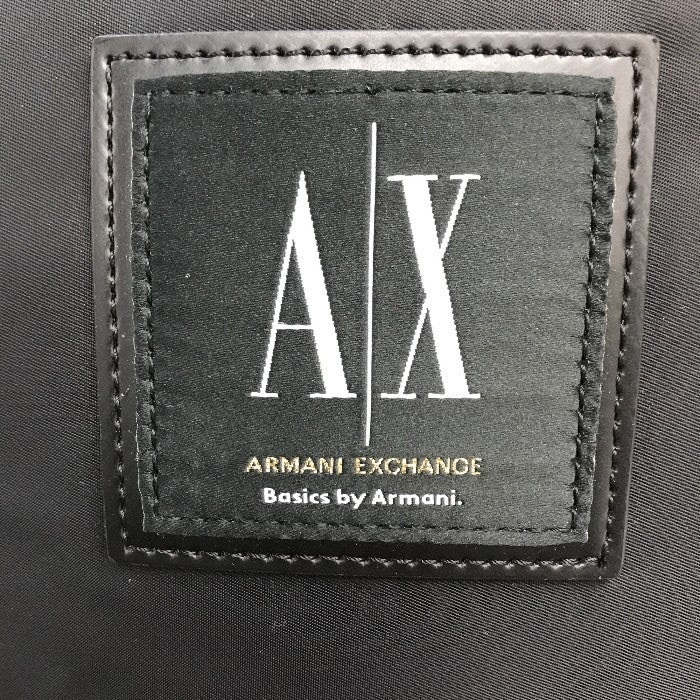 ARMANI EXCHANGE アルマーニ エクスチェンジ リュックサック ユニセックス ナイロン バックパック ブラック 942932 中古 T1