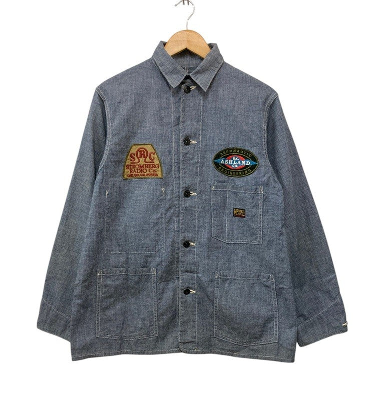 TOYS McCOY トイズマッコイ McHILL OVERALLS IRONCLAD カバーオール サイズ38 メンズ 中古 D4