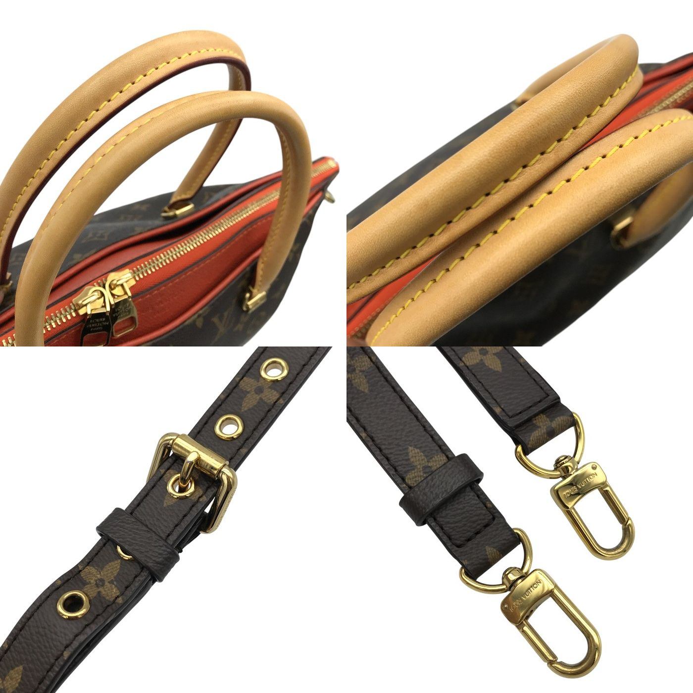 LOUIS VUITTON ルイヴィトン モノグラム パラス クレモンティーヌ ハンドバッグ レディース 2way ショルダー マグネット開閉 M41148 中古 T1