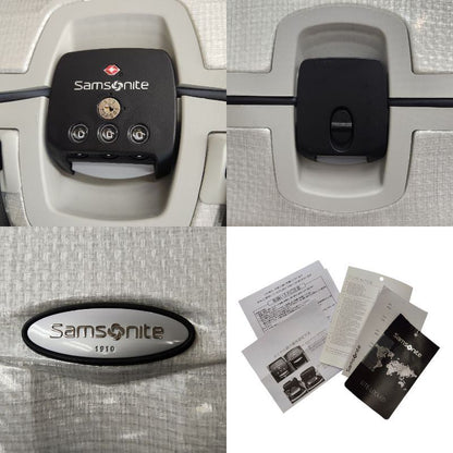 Samsonite サムソナイト ライトロックト スピナー 75 スーツケース 93L ハード フレームタイプ キャリー TSAナンバーロック ホワイト 中古 T1