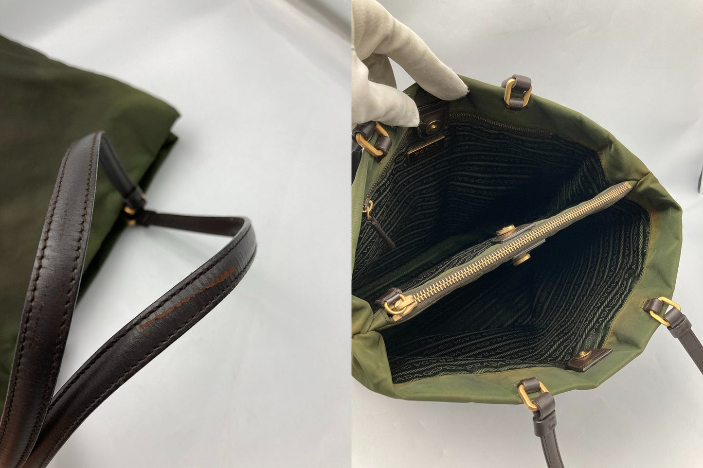 PRADA プラダ ナイロン トートバッグ 中古 D4