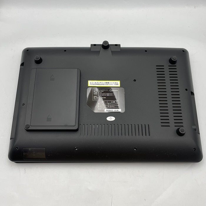 [山善] YAMAZEN 14インチ ポータブルDVDプレーヤー CPD-NC140(B) 車載用ケース付き モバイルバッテリー対応 4WAY電源 USB SDカード CD アウトドア キャンプ  中古 R4