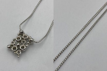 NINA RICCI ニナリッチ ネックレス イヤリング ピンブローチ セット 中古 D4