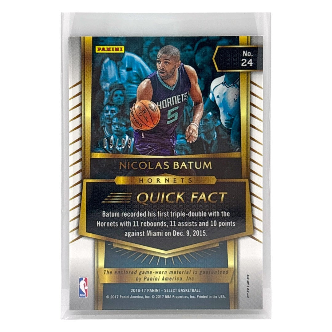 PANINI NBAカード SELECT PRIZM NICOLAS BATUM HORNETS /99 #24 中古 IT1