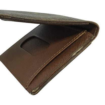 LOUIS VUITTON ルイヴィトン モノグラム ポルトカルトパス カードケース ユニセックス 定期入れ パスケース ブラウン M66541 中古 T1