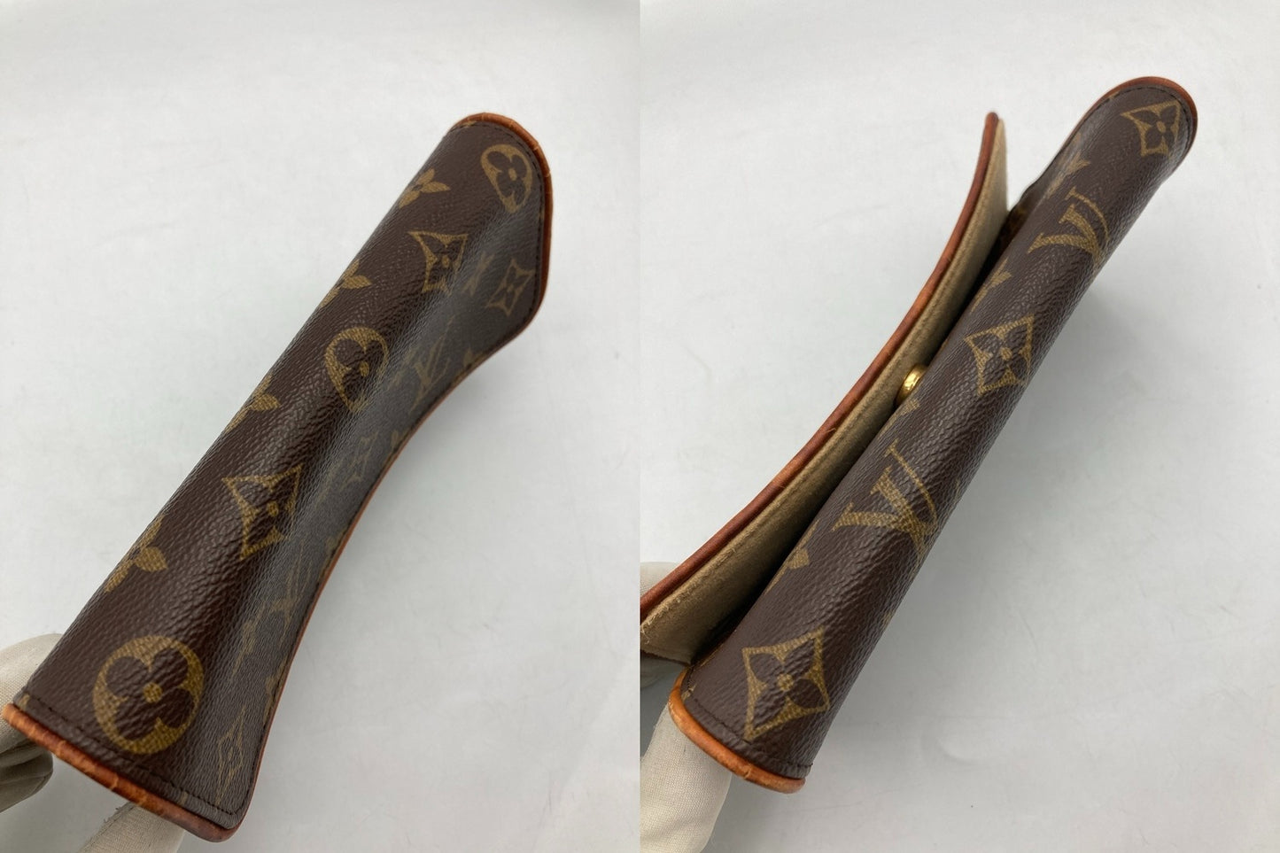 LOUIS VUITTON ルイヴィトン モノグラム ポシェットツイン PM ショルダーバッグ M51854 中古 D4