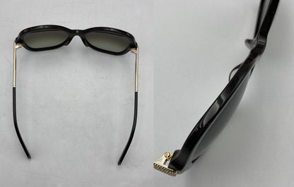 Chloe クロエ ラインストーン サングラス CE658SR 中古 D4