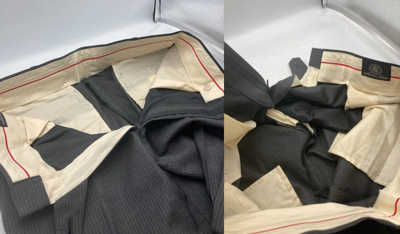J.PRESS ジェイプレス PRESSCLUSIVE 3釦 ピンストライプ 背抜き セットアップ サイズYA6 メンズ 中古 D4