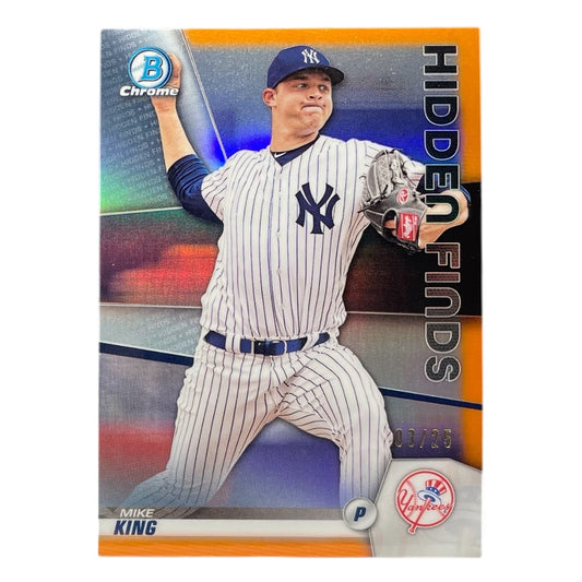 TOPPS MLBカード BOWMAN CHROME MIKE KING NEW YORK YANKEES /25 #HF-MK 中古 IT2