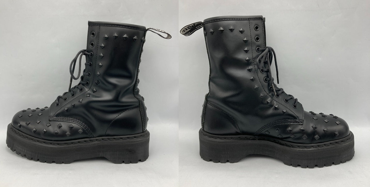 Dr.Martens ドクターマーチン 10ホール スタッズ ブーツ 1490 STUD サイズUK10 中古 D4