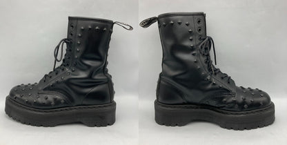 Dr.Martens ドクターマーチン 10ホール スタッズ ブーツ 1490 STUD サイズUK10 中古 D4