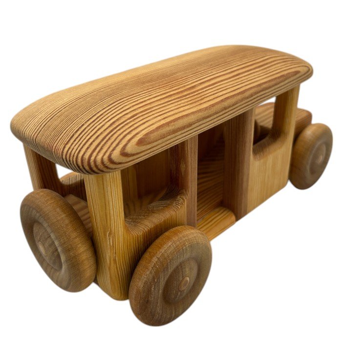 DEBRESK デブレスカ 北欧のバス DC17 木製 ホビー おもちゃ 車 バス 中古 W４