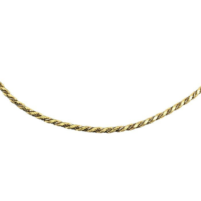 K18 ネックレス レディース スクリュー&ベネチアンチェーン ゴールド  50cm 中古 T1