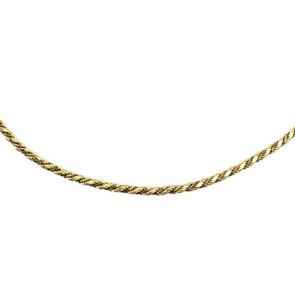 K18 ネックレス レディース スクリュー&ベネチアンチェーン ゴールド  50cm 中古 T1