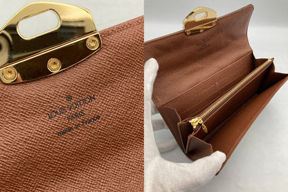 LOUIS VUITTON ルイヴィトン モノグラム ポルトフォイユ サラ エトワール M66556 中古 D4