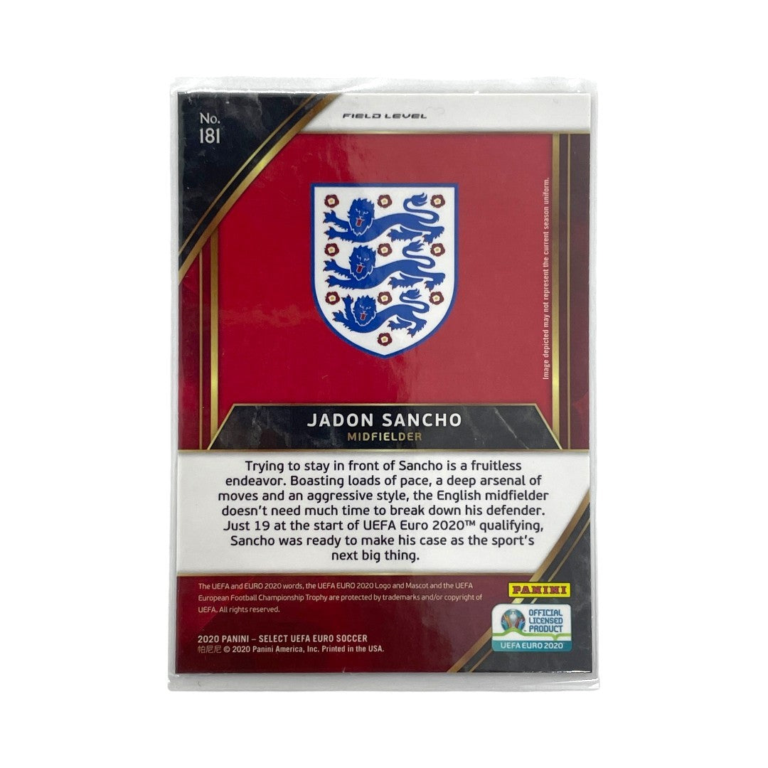 PANINI サッカーカード SELECT UEFA EURO FIELD LEVEL JADON SANCHO ENGLAND #181 中古 IT1