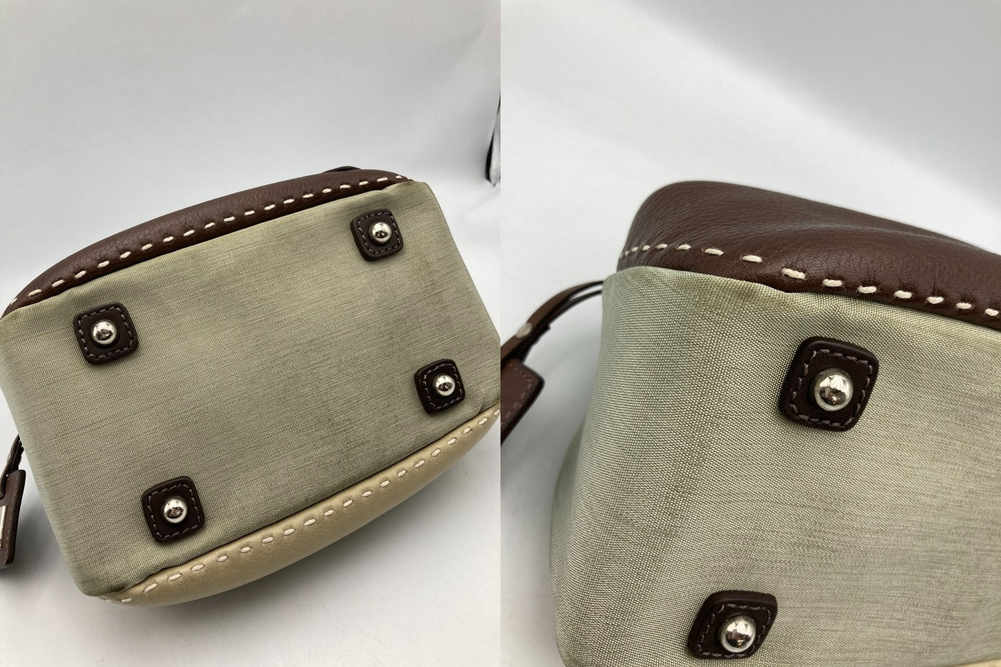 PELLE BORSA ペレボルサ レザー ハンドルバッグ 中古 D4