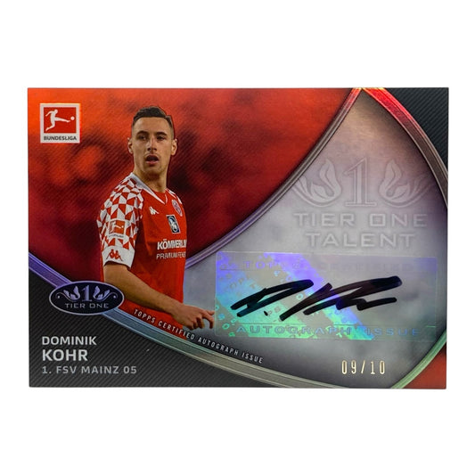 TOPPS サッカーカード TIER ONE DOMINIK KOHR MAINZ 09/10 #TT-DK 中古 IT2