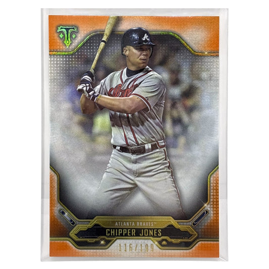 TOPPS MLBカード TRIPLE THREADS CHIPPER JONES ATLANTA BRAVES /199 #8 中古 IT1